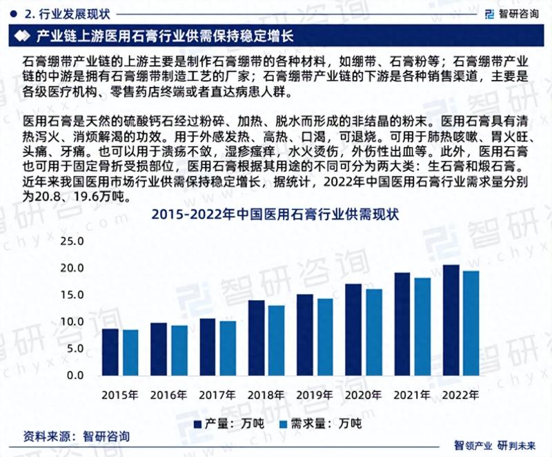 2023年中国石膏绷带行业发展趋势研究报告