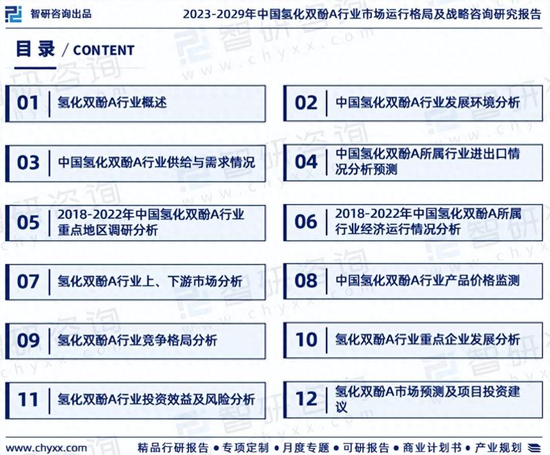 2023版中国氢化双酚A行业发展前景预测报告