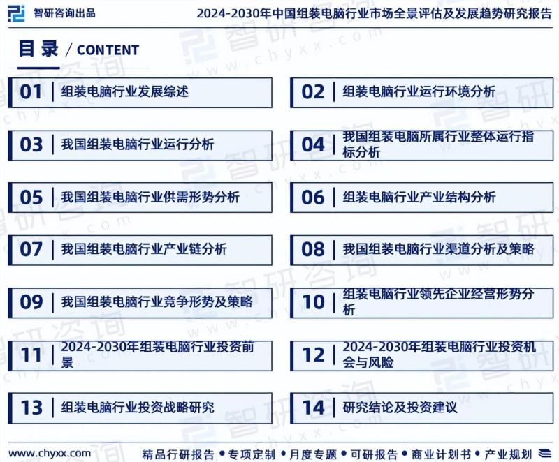 中国组装电脑行业市场运行态势分析报告