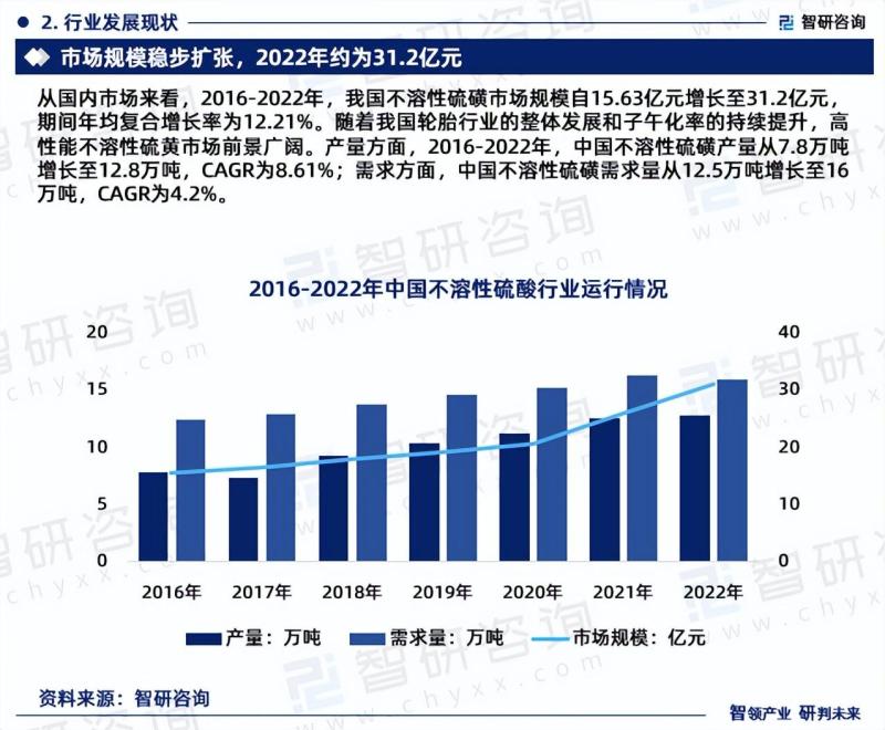 中国不溶性硫磺行业市场研究及发展前景预测报告